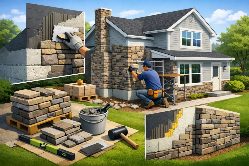 Stone Veneer Installation Connecticut Homeowners Trust