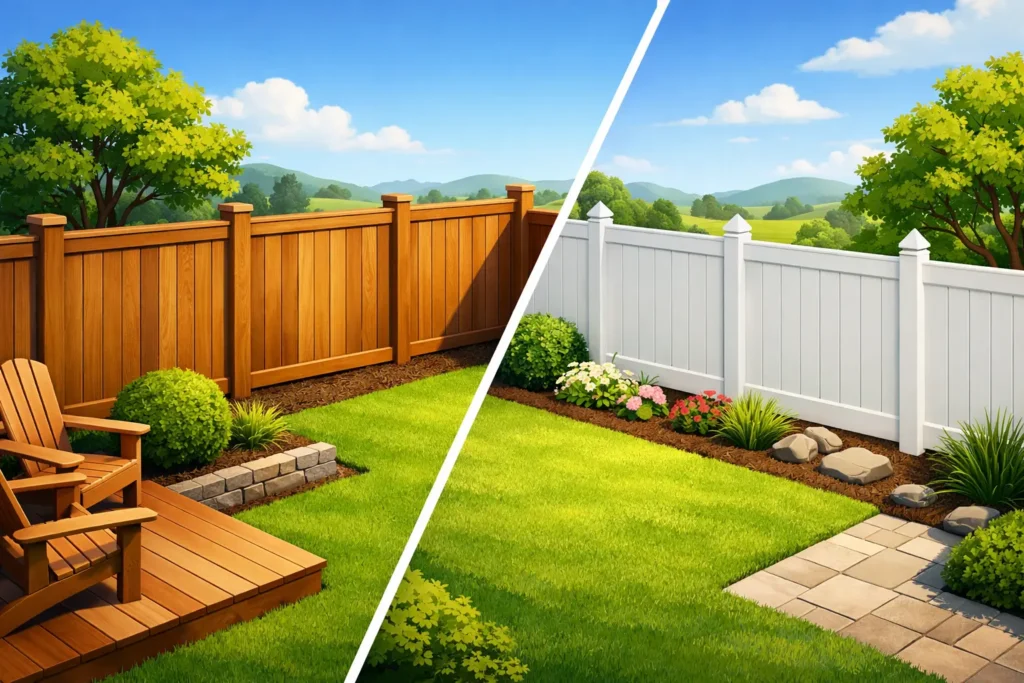 Wood Versus Vinyl Fencing: Which Fits Your Yard?