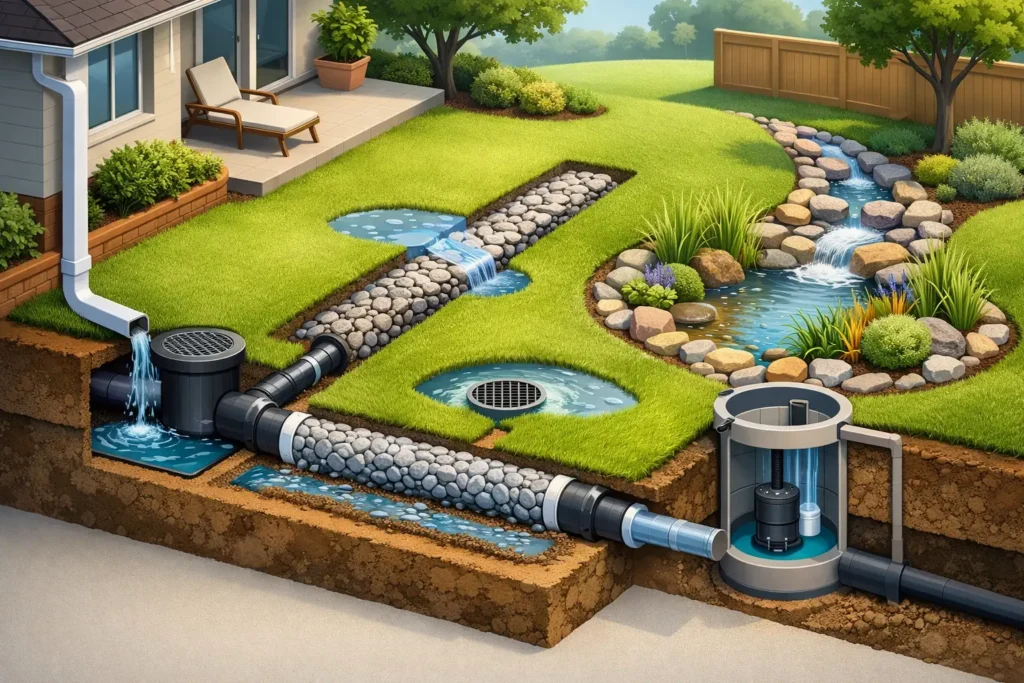 Yard Drainage Solutions Near Me That Last