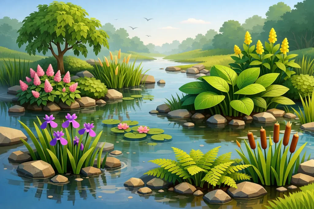 12 Best Plants for Wet Yards That Thrive