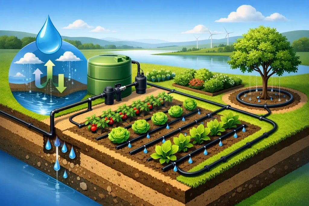 Drip Irrigation Installation That Saves Water