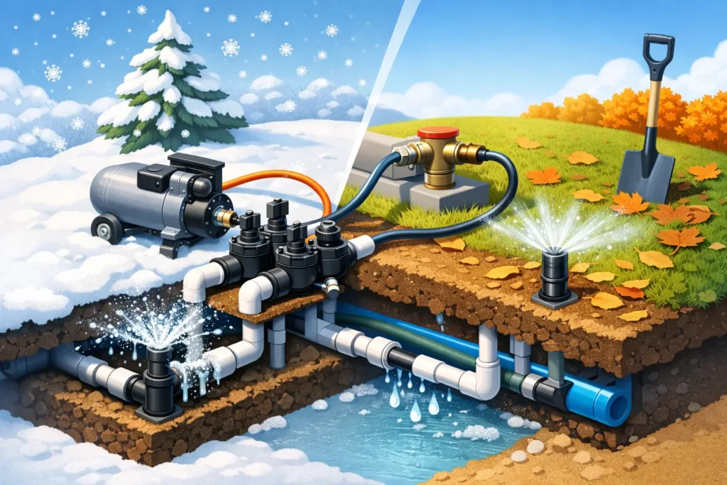 How to Winterize Irrigation Systems Before Freeze