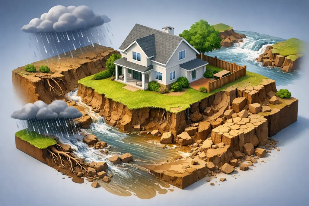 What Causes Soil Erosion Around Your Property?